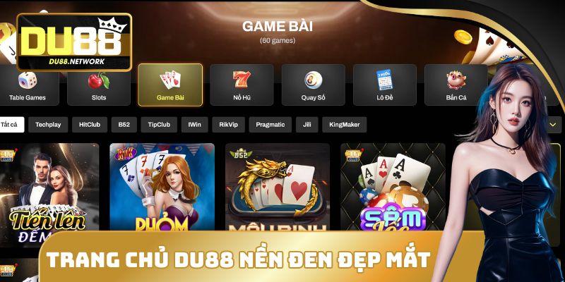 Trang chủ nền đen có thể online lâu nhưng không mỏi mắt